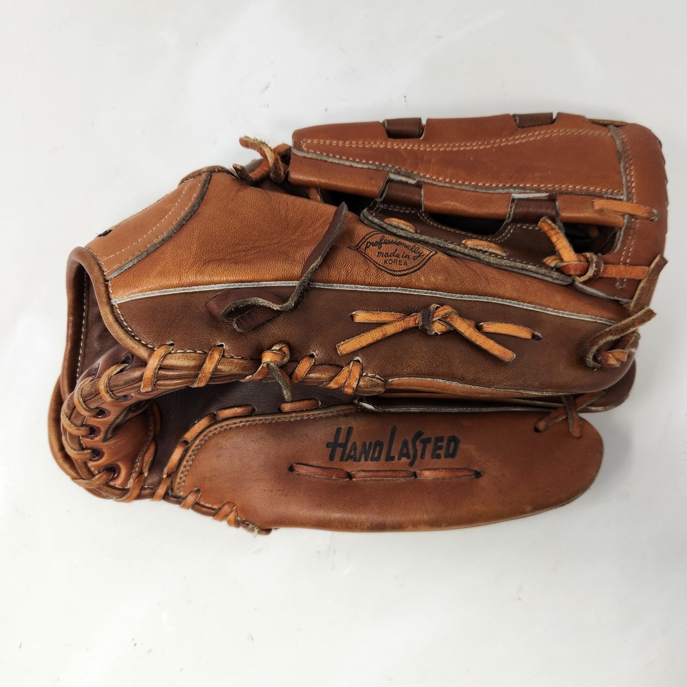 Vintage Hutch M100 Baseball Glove Brown Leather RHT Hand Lasted Korea
